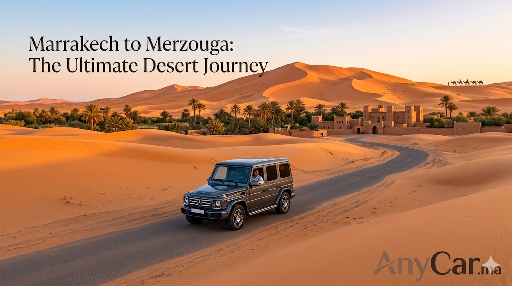 Driving from Marrakech to Merzouga: Route, Stops, and Rental Cars